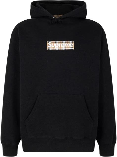 supreme burberry collection|burberry supreme hoodie.